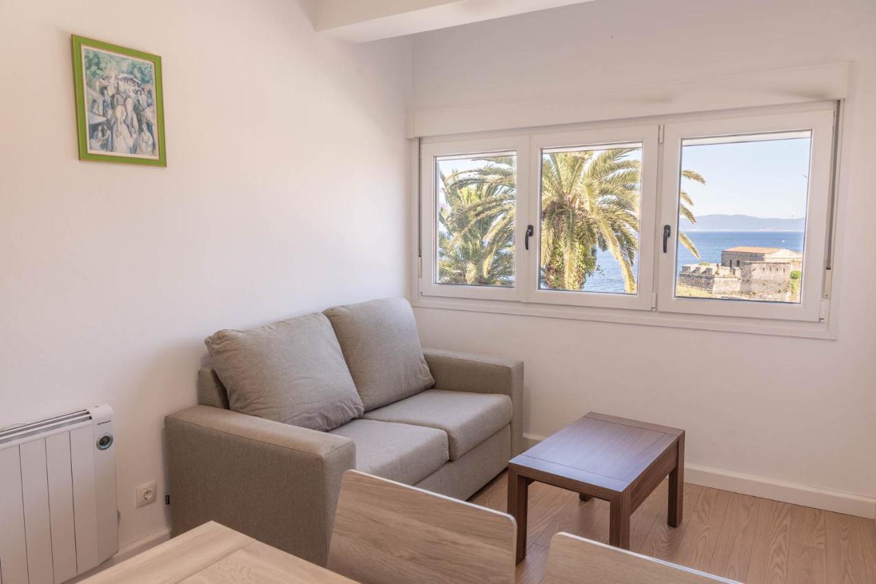 Apartamento Finisterre Con Vistas Al Mar Y Playa Exteriör bild