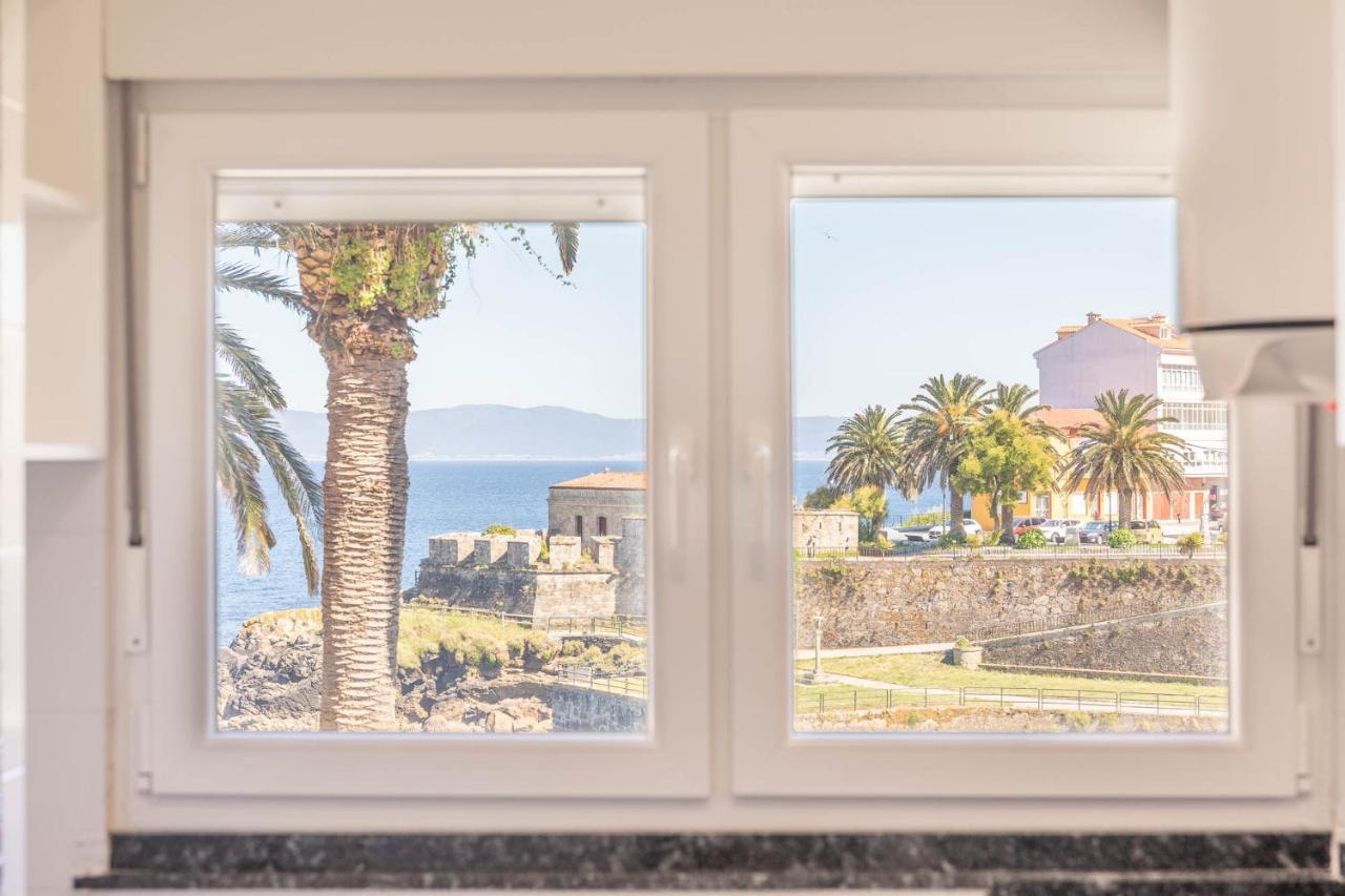 Apartamento Finisterre Con Vistas Al Mar Y Playa Exteriör bild
