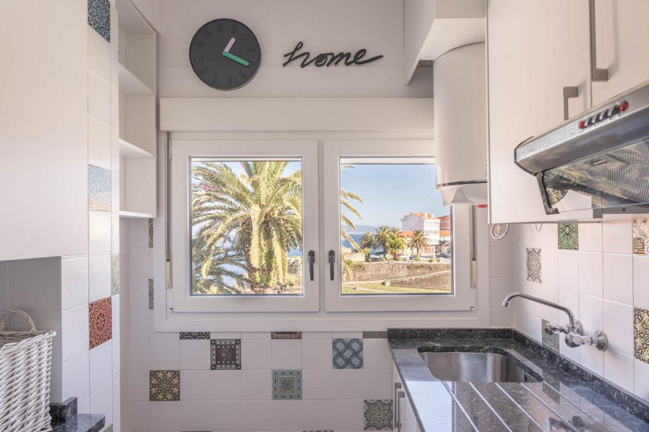 Apartamento Finisterre Con Vistas Al Mar Y Playa Exteriör bild